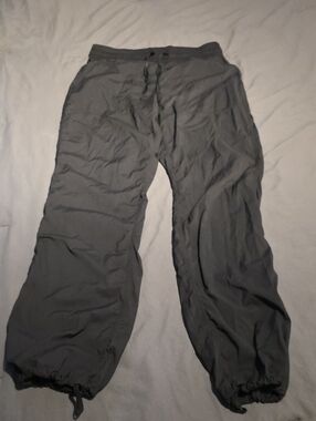 CRZ YOGA Women's Black Dance Studio Style Drawstring Pants